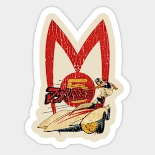 VINTAGE SPEED RACER RACING GOGOGO Sticker